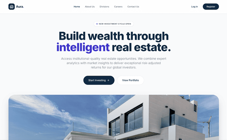 website example carousel image