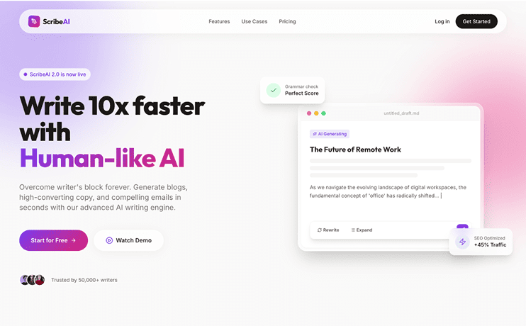 website example carousel image