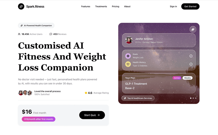website example carousel image