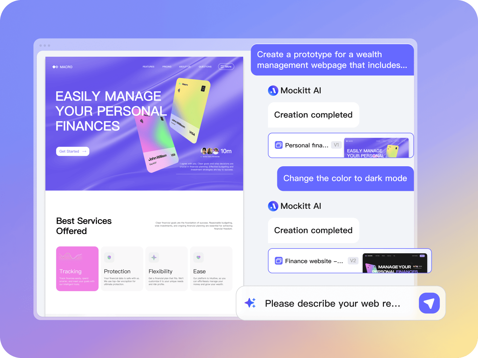 Keep Refining Your Website by Chat